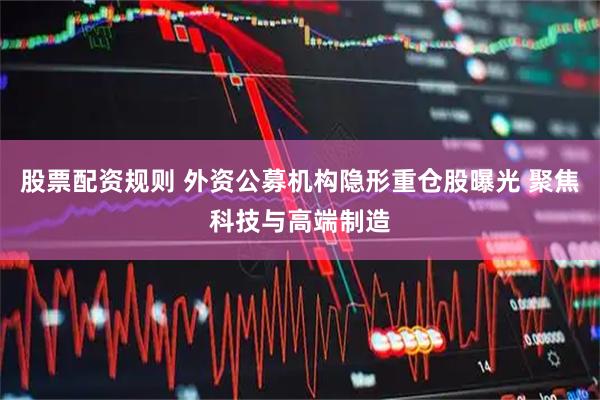 股票配资规则 外资公募机构隐形重仓股曝光 聚焦科技与高端制造